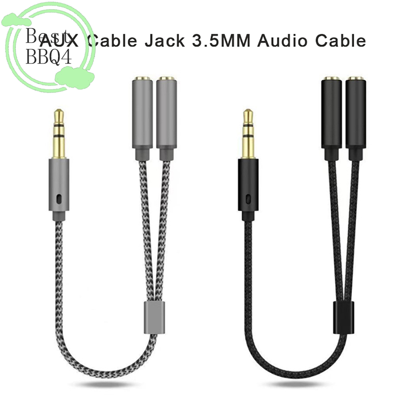 Earphone Splitter Jack - Cable AUX (BBQ4) Jack 3.5MM, Cable