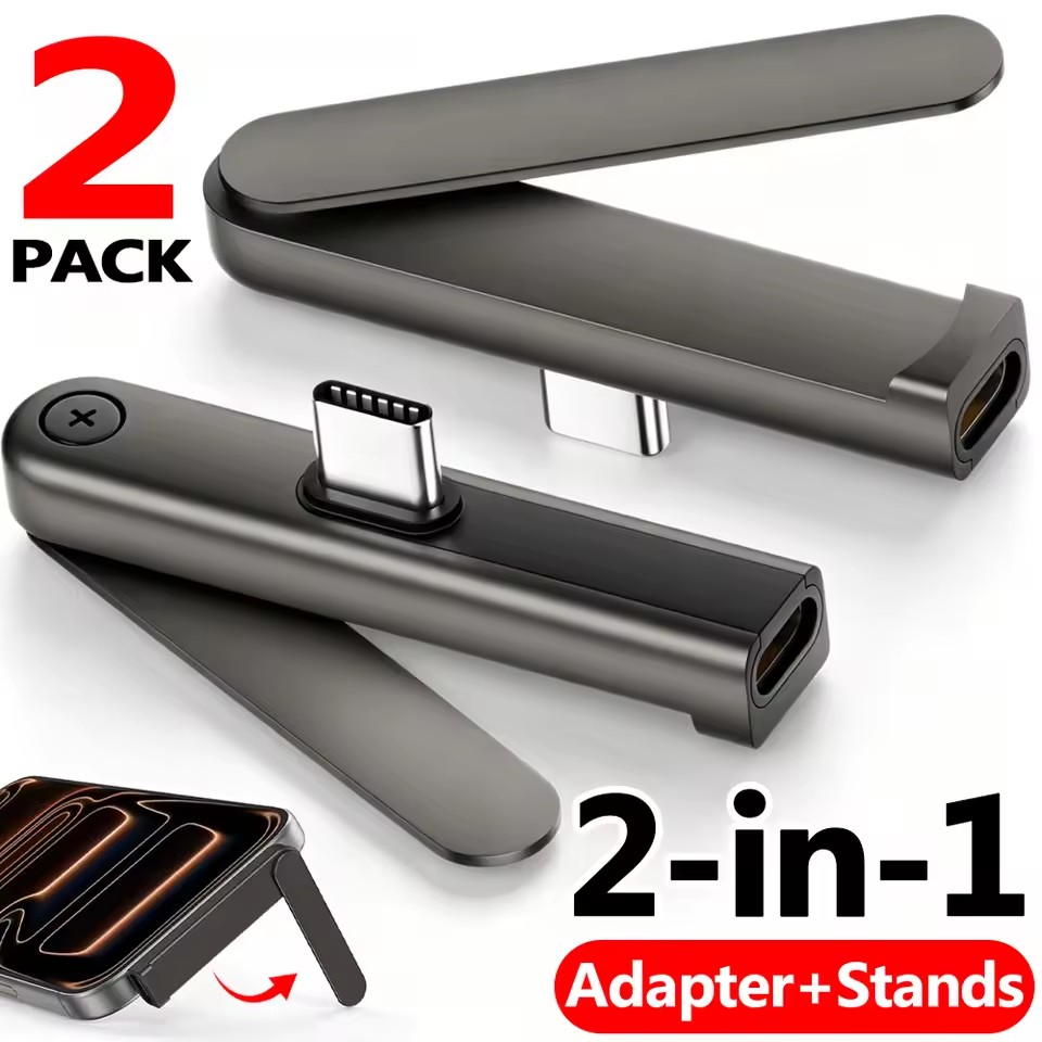 Headphone Stand Desk - 2/1PCS Adaptador plegable con soporte de