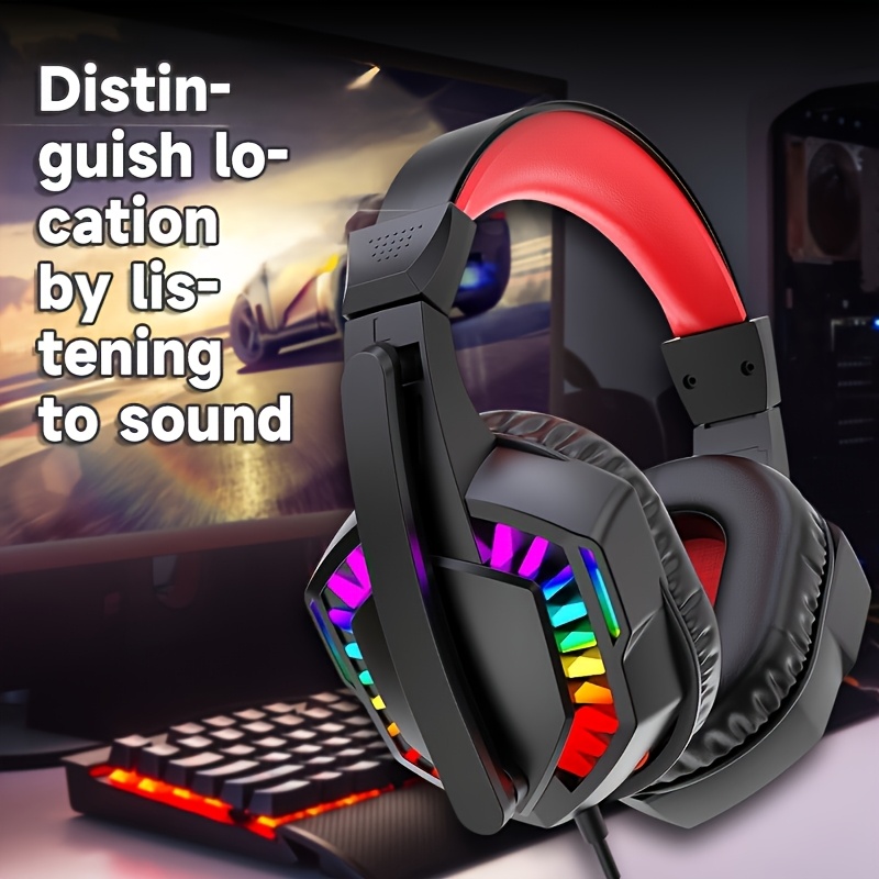 Gaming Headset Rgb - A66, Auriculares con cable, auriculares para