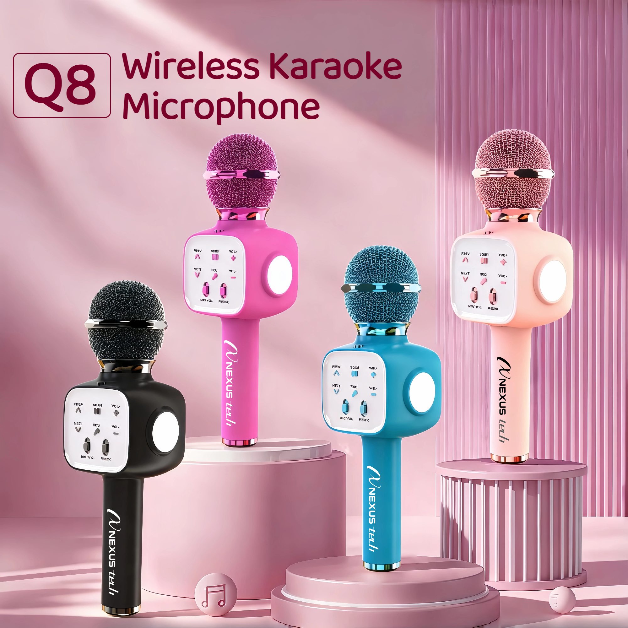 Shure Mic Sm58 - Micrófono de karaoke inalámbrico con Bluetooth