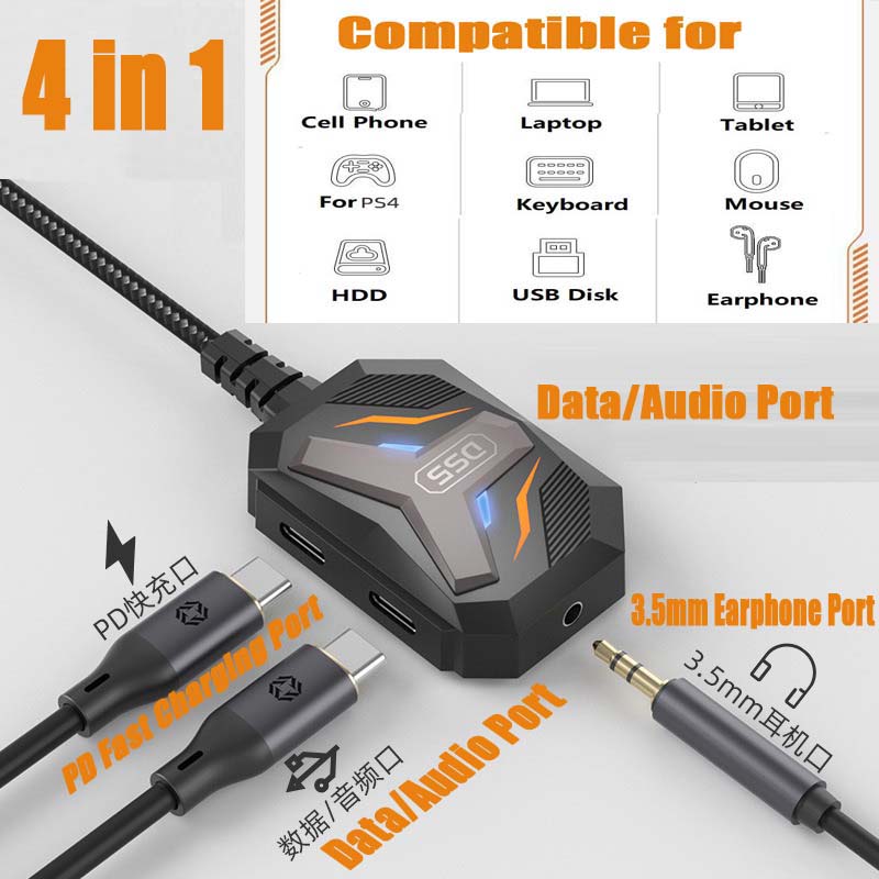 Cable Extension 3.5 - Divisor Tipo C, Cable Divisor USB