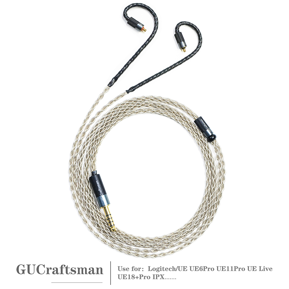 Cable IPX IEM plateado de cris - In Ear Monitor Iem reseña y precio
