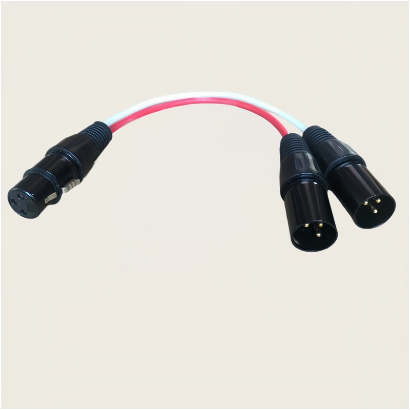 Divisor en Y XLR de Audio (4 E - Audio Splitter Y reseña y precio