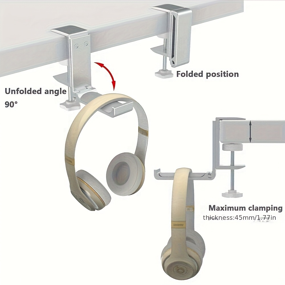 Soporte plegable de aluminio p - Headphone Stand Desk reseña y precio