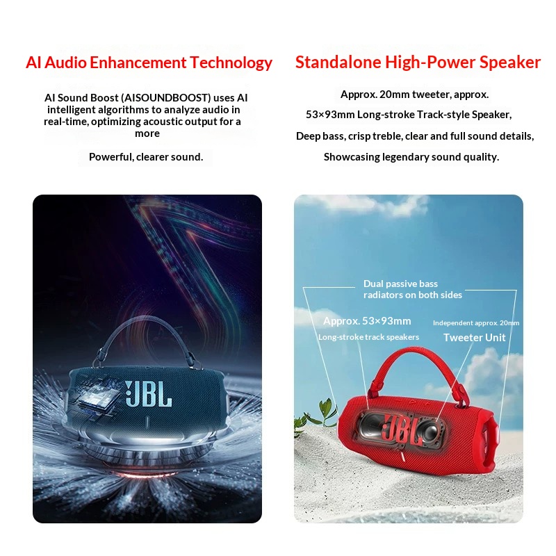 Altavoz Bluetooth JBL CHARGE6  - Anker Speaker Soundcore Boom 2 reseña y precio